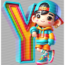 Cartoon letters-CL 670